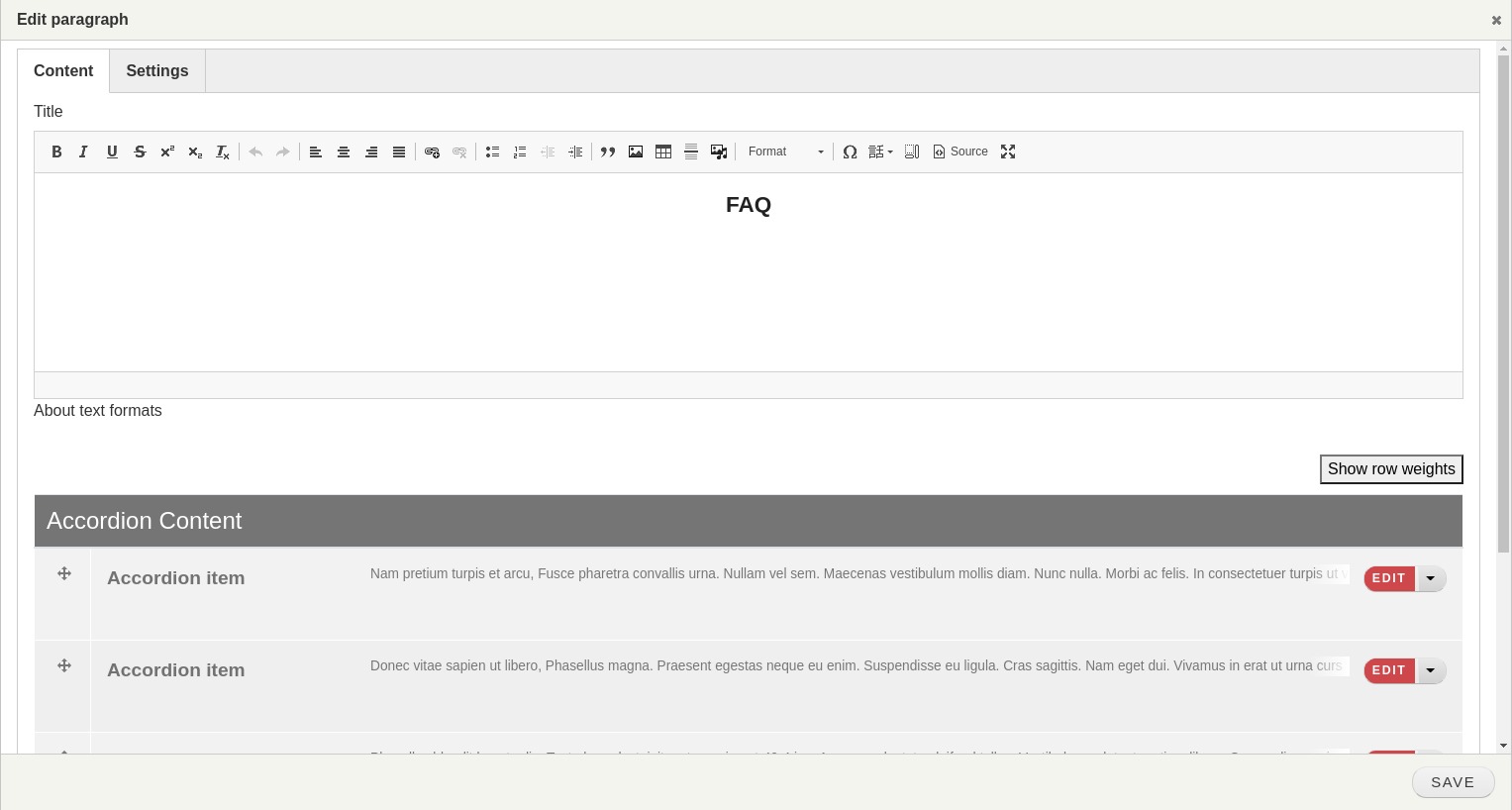 How to add a custom paragraph to Droopler? Droopler tutorials